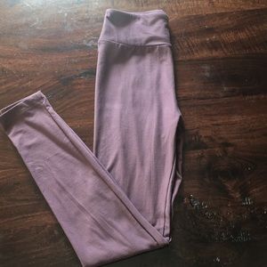 LuLaRoe Dusty pink/lavender legging Authentic